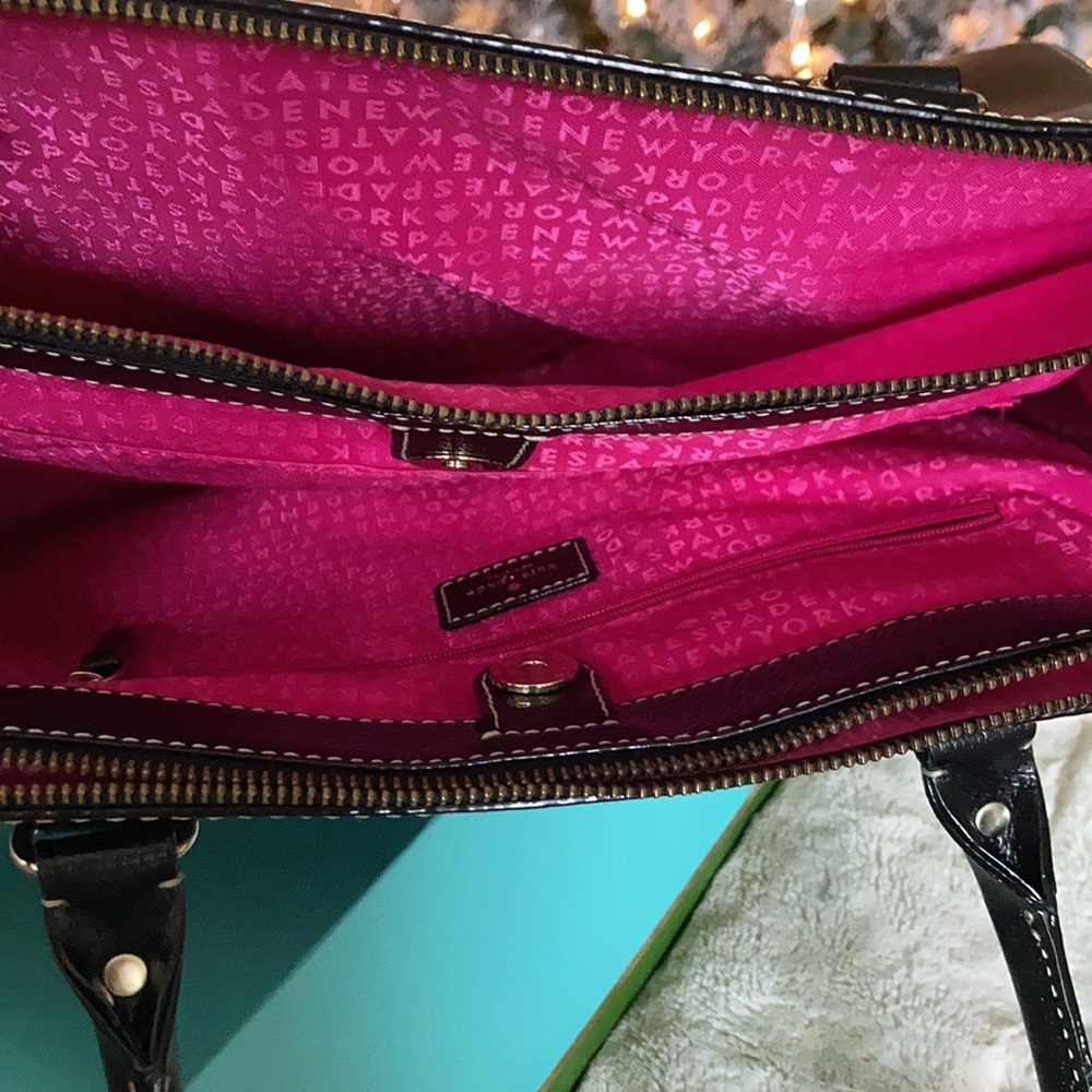 Kate Spade Purse Bag Black Leather ♠️ - Picture 8 of 8